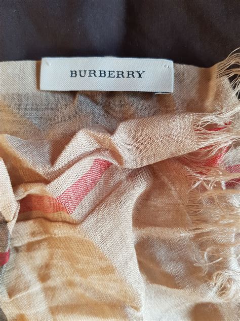 how to know original burberry scarf|authentic burberry scarf tag.